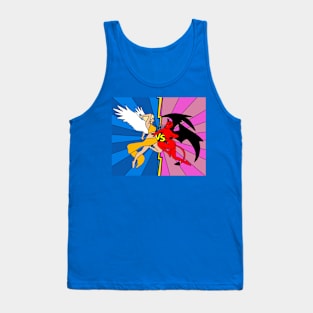 Fight Angel Devil Good Against Evil Tank Top